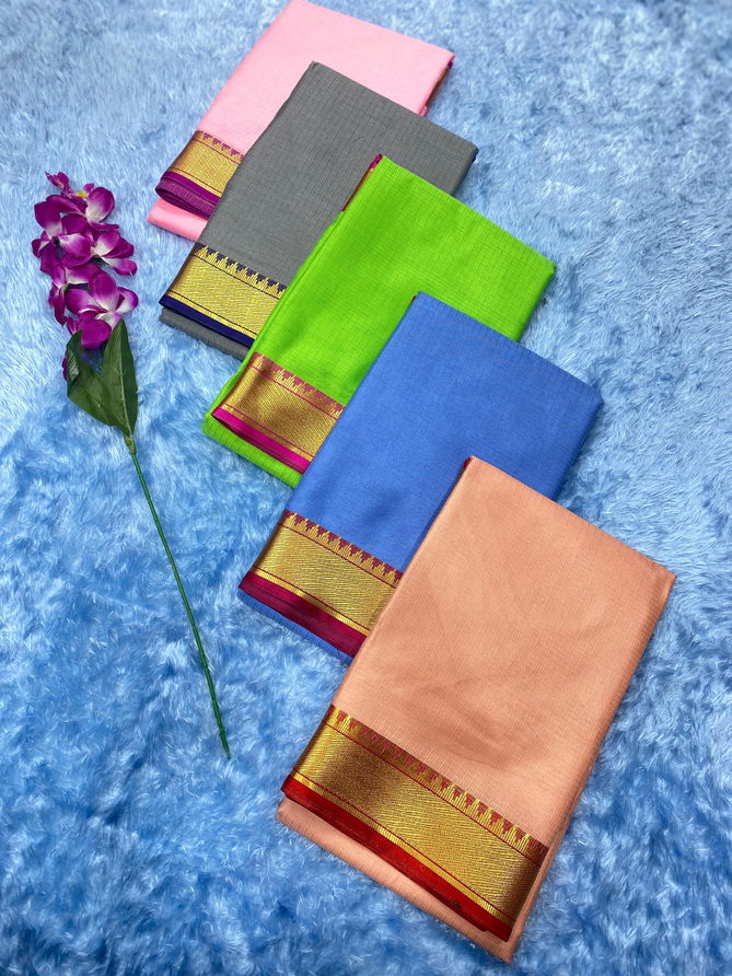 Psw Mahi Cotton Silk Plain Designer Sarees Wholesale Clothing Suppliers In India